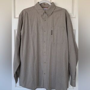 Columbia Brand Men’s Button Down Shirt Long‎ Sleeve Med